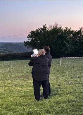 Buglers playing the last post
